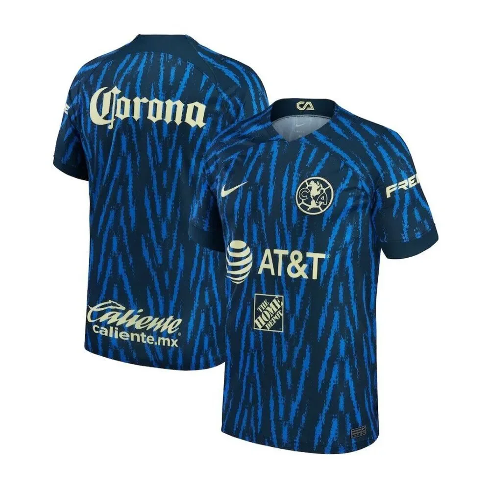 Club America Nike 2022/23 Away Breathe Stadium Jersey Blue Liga MX Men's‎ Size M